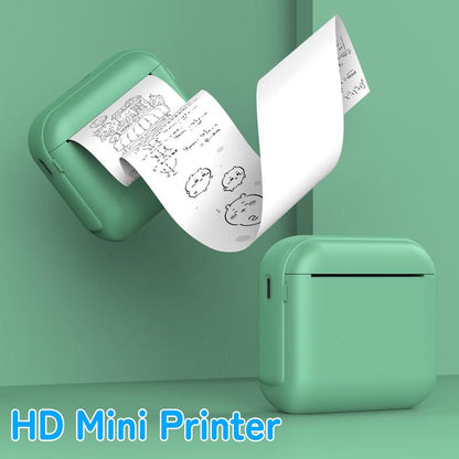 2 Inch Mini Sticker Printer - Bluetooth Thermal Pocket Printer, Inkless Portable Printer for Study Notes, Photos, Memos, Lists, Gifts, Diaries